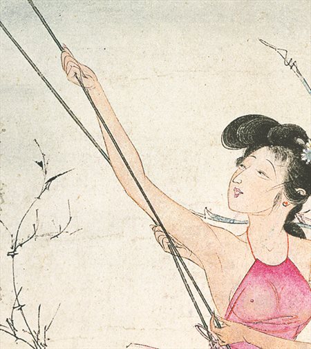 太白县-胡也佛的仕女画和最知名的金瓶梅秘戏图